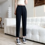 Suit pants 2023 women's spring and summer nine-point pants suit pants thin casual pants large size small professional cigarette pants trend