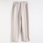 Suit pants 2023 women's spring and summer nine-point pants suit pants thin casual pants large size small professional cigarette pants trend