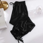 High-waisted wide-leg pants for women's new summer style thin drapey loose leg-slimming anti-mosquito harem lantern casual pants