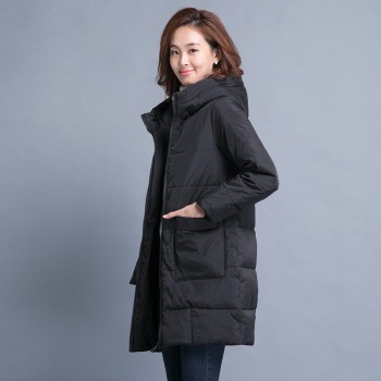 2023 winter cotton coat/cotton coat double pocket zipper trend stitching temperament fashion casual Korean version