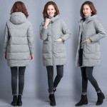 2023 winter cotton coat/cotton coat double pocket zipper trend stitching temperament fashion casual Korean version