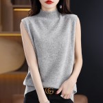 Fairy stretchy sweet and cool drapey bf pullover Korean version soft and good-looking clothes Internet celebrity sweater knitted sweater homemade